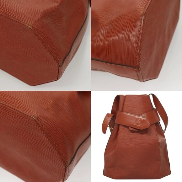 LOUIS VUITTON Epi Sac Depaule GM Shoulder Bag Brown M80193 LV Auth - Picture 15 of 16